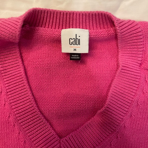 Cabi Women’s Pink Knockout Pullover Sweater - Picture 4 of 8